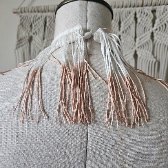 Shyanne Women's Fringe Halter Bodycon Dress L - Picture 7 of 15